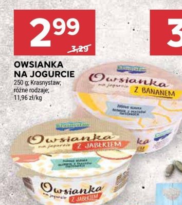 Owsianka na jogurcie Krasnystaw promocja w Stokrotka