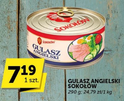 Gulasz angielski Sokołów promocja w Groszek