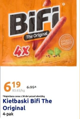Kiełbaski BiFi The Original promocja w Action