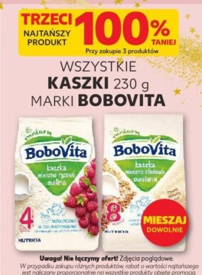 Kaszki BOBOVITA 230g różne rodzaje trzeci -100% promocja w Kaufland