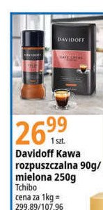 Kawa Davidoff cafe creme promocja w Selgros