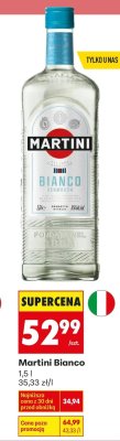 Martini Bianco 1,5 l promocja w Biedronka