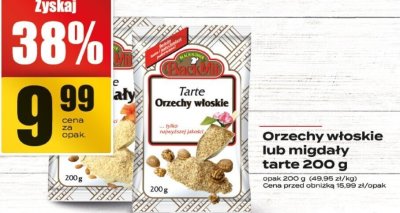 Orzechy włoskie w skorupie tarte 200 g promocja w Supeco