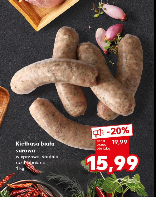 Kiełbasa biała surowa promocja