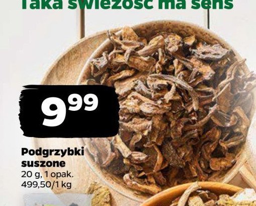 Podgrzybki brunatne suszone promocja