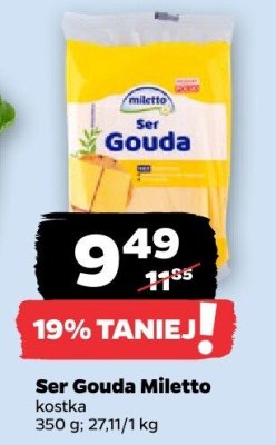 Ser Gouda Miletto kostka promocja w Netto