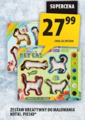 Zestaw kreatywny do malowania kotki, pieski promocja w Arhelan