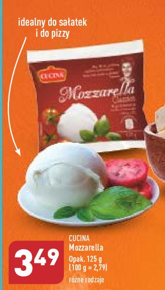Ser mozzarella classico Cucina promocja