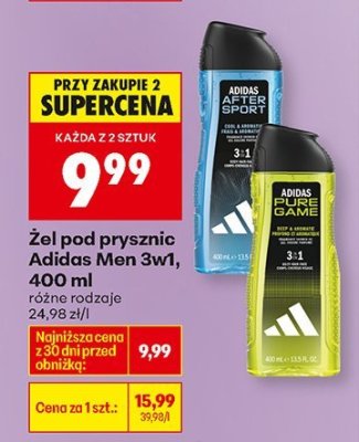 Żel pod prysznic Men 3w1, 400 ml promocja w Biedronka