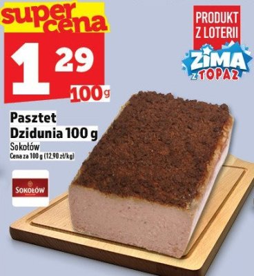 Pasztet Dzidnunia Sokołów promocja w TOPAZ