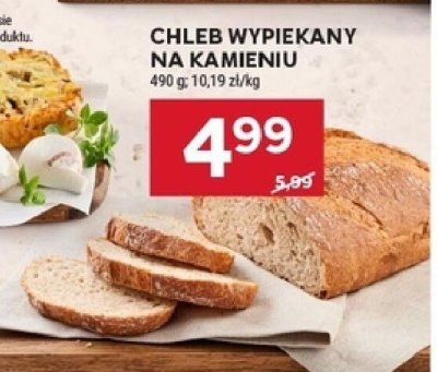 Chleb wypiekany na kamieniu promocja w Stokrotka