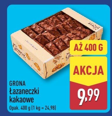 Łazaneczki kakaowe  promocja w Aldi