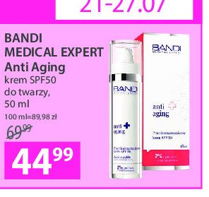 Krem do twarzy spf50 Bandi medical expert anti aging promocje