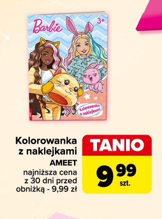 Kolorowanka barbie Ameet promocja w Carrefour