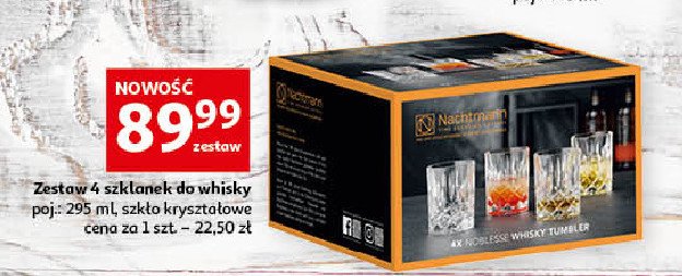 Komplet szklanek do whisky 295 ml nobles NACHTMANN promocje