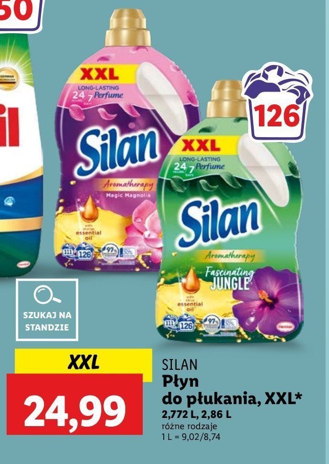 Płyn do płukania fascinating jungle Silan aromatherapy promocja w Lidl
