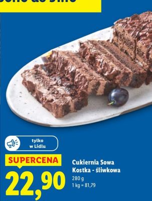 Ciasto kostka - śliwkowa promocja w Lidl