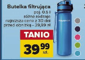 Butelka filtrująca 500 ml fioletowa Aquaphor promocja