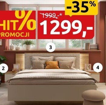 Łóżko Zele LOZ/90 promocja w Black Red White