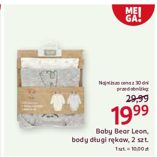 Body dziecięce z długimi i krótkimi rękawami 86-92 Baby bear leon promocja w Rossmann