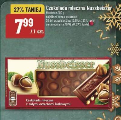 Czekolada mleczna świąteczna Baron promocja w POLOmarket