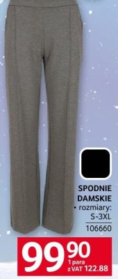 Spodnie damskie promocja w Selgros