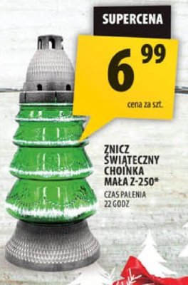 Znicz świąteczny średni mała 2-250 promocja w Arhelan