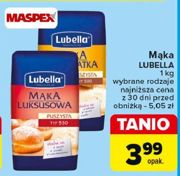 Mąka luksusowa Lubella mąka puszysta promocja