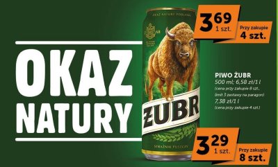 Piwo Żubr promocja w ABC