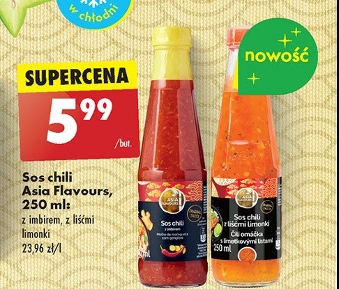 Sos chili z liśćmi limonki Asia flavours promocja