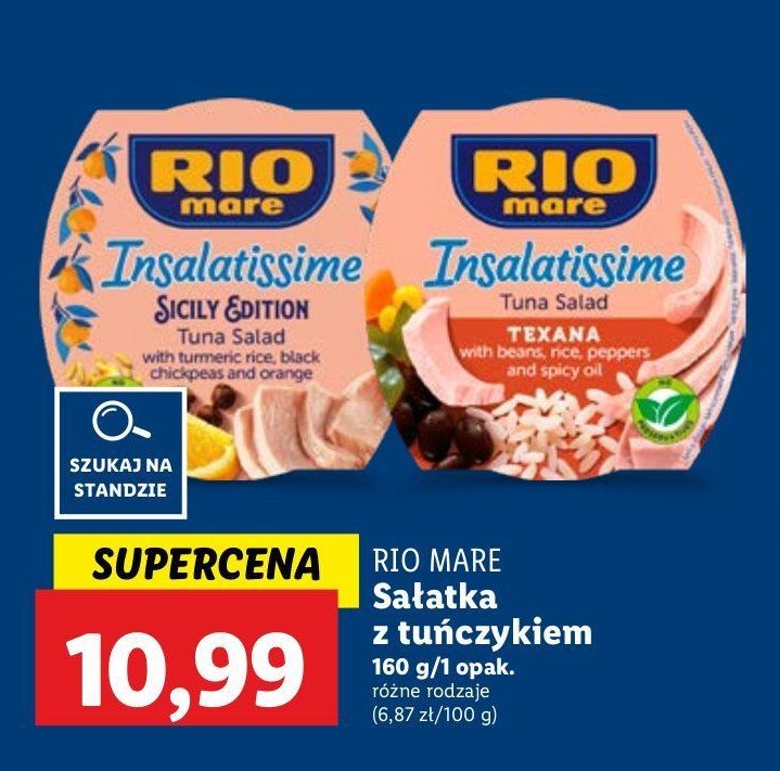 Sałatka z tuńczyka sycylijska Rio mare insalatissime promocja