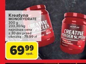 Kreatyna z witaminami Activlab promocja w Carrefour