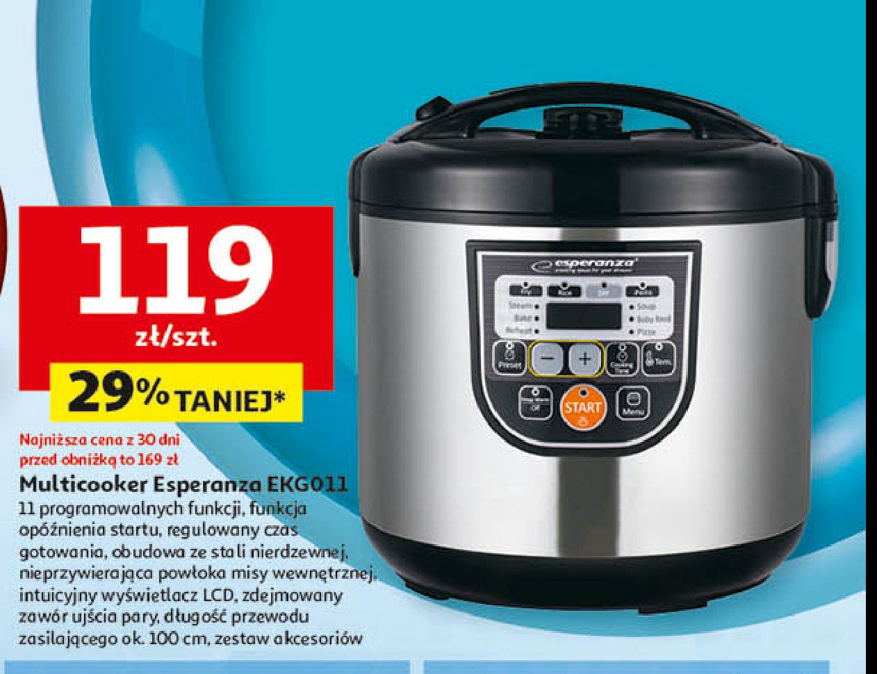 Multicooker ekg011 Esperanza promocja