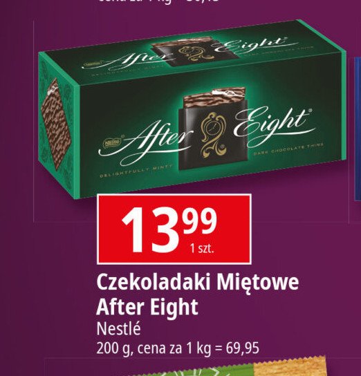 Czekoladki miętowe After eight promocja