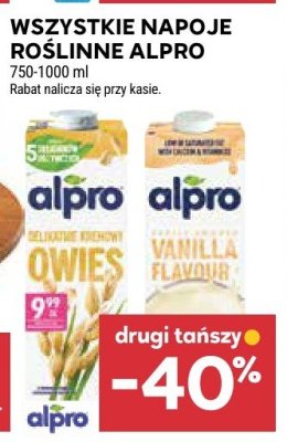 Napoje roślinne Alpro wszystkie rodzaje promocja w Stokrotka