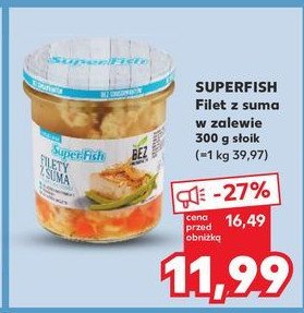 Filety z suma w zalewie warzywnej Superfish promocja