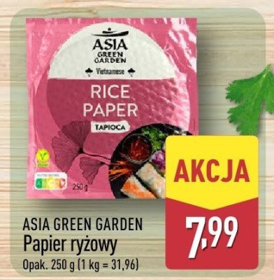 Papier ryżowy ASIA GREEN GARDEN promocja w Aldi