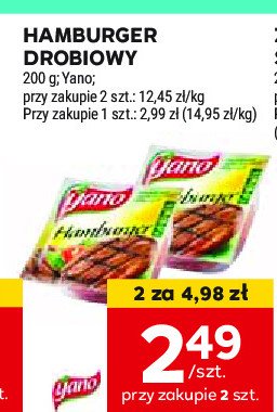 Hamburger classic Yano promocja