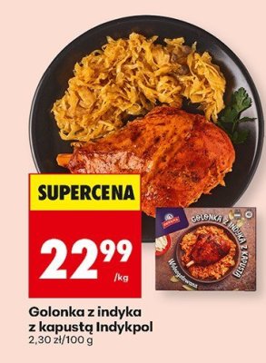 Golonka z indyka z kapustą Indykpol promocja w Biedronka