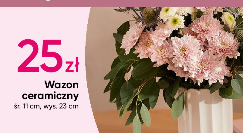 Wazon ceramiczny 11 cm promocja