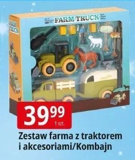 Zestaw farma z traktorem i akcesoriami/Kombajn promocja w Leclerc