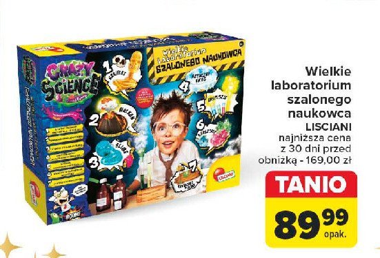 Wielkie laboratorium szalonego naukowca Lisciani giochi promocja w Carrefour