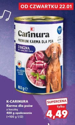 Karma dla psów z kaczką promocja w Kaufland