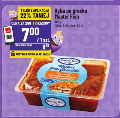 Ryba po grecku Master Fish promocja w POLOmarket