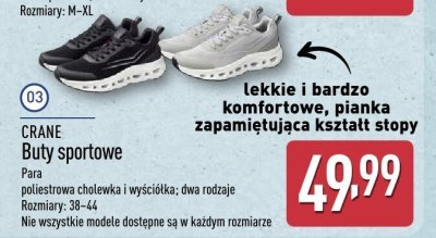 Buty sportowe CRANE Buty sportowe promocja w Aldi