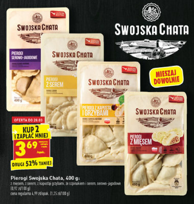 Pierogi serowo-jagodowe Swojska chata promocja