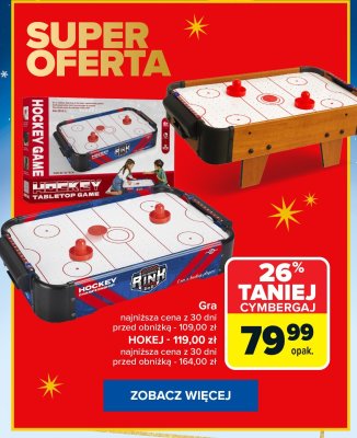 Gra Hokej promocja w Carrefour