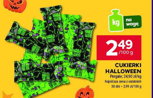 Cukierki halloween Pergale promocja