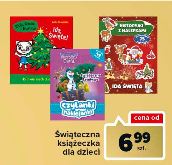 Historyjki z nalepkami - idą święta promocja