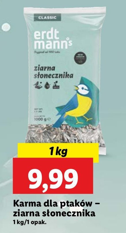 Ziarna słonecznika Erdtmann's promocja